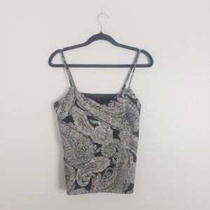 Banana Republic camisole top, paisley print C16
